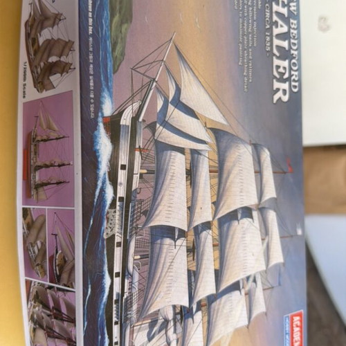 New Bedford Whaler model kit used