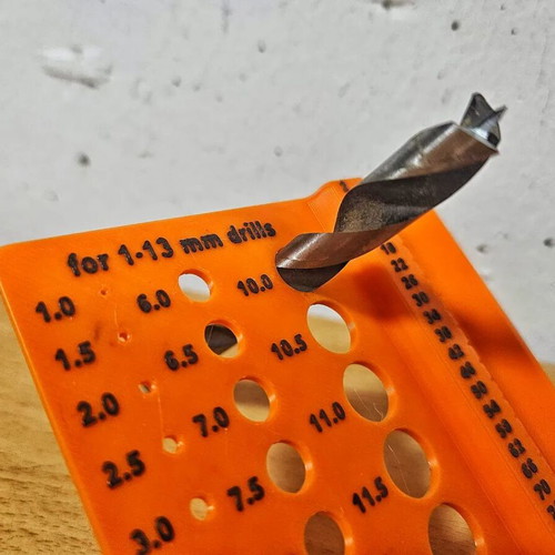 Drill measurement card new, available in multiple colors