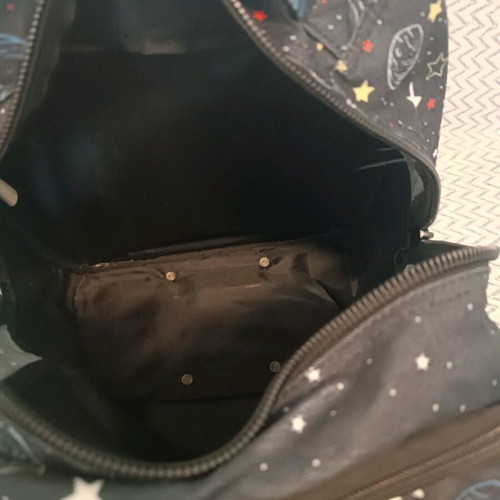 Nasa school bag used with wheels