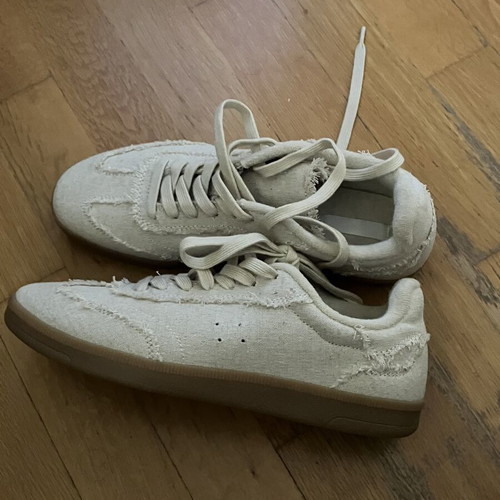 H&M canvas sneakers beige size 39