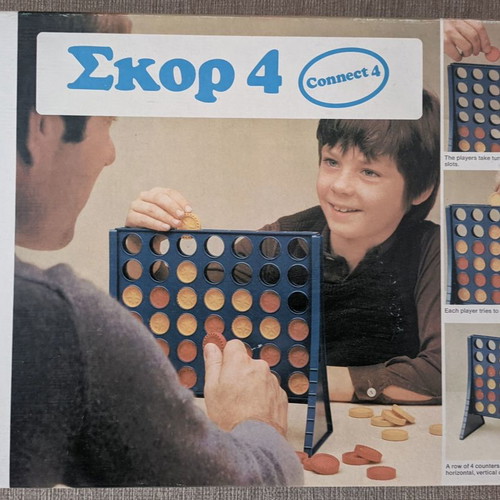 Score 4 board game MB 1980s edition used
