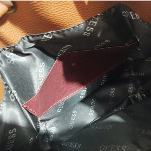 Guess Bucket Bag Shoulder Tan New