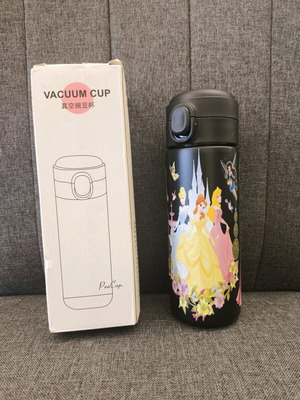 Princess Disney Thermos Bottle New with Jasmine, Rapunzel, Tinkerbell, Aurora, Cinderella, Belle