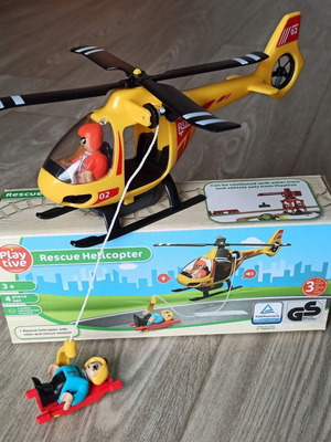 Playtive παιδικό ελικόπτερο διάσωσης με πιλότο και φορείο