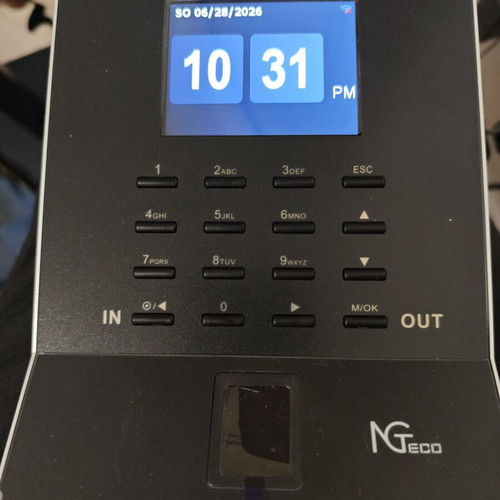 NGTeco Time Clock W2 Fingerprint Attendance Terminal new