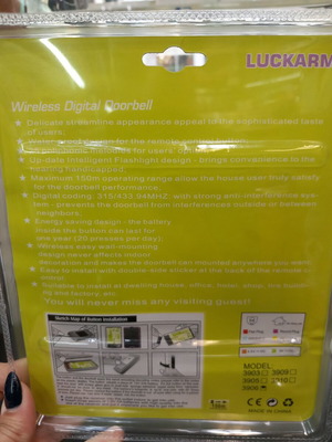Wireless doorbell new in box
