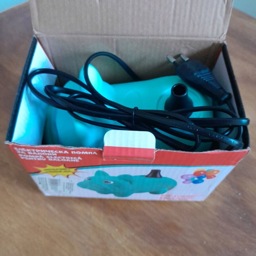 Electric balloon pump dog-shaped like new