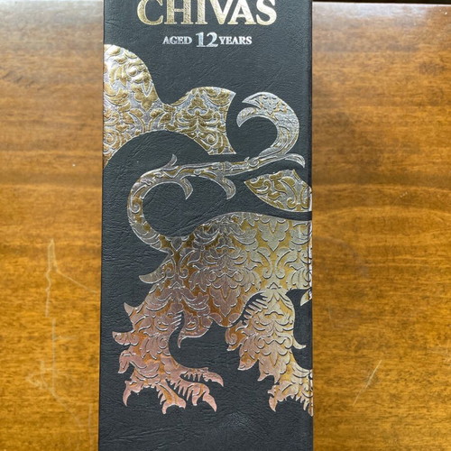 Chivas 12-year empty box new with magnetic clasp
