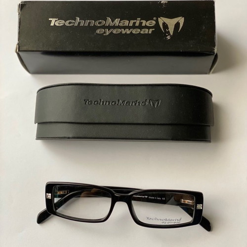 Technomarine acetate eyeglass frame with rhinestones new