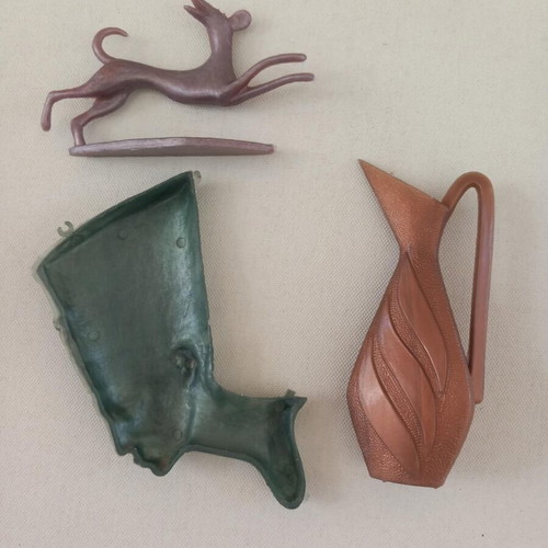 Plastic figures used, Greek made from Klin detergent, set of 3