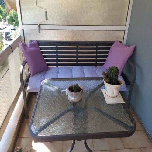 Balcony bench used, ideal for veranda and garden, 1.25m length