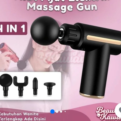 Rechargeable massage gun 4 in 1 new