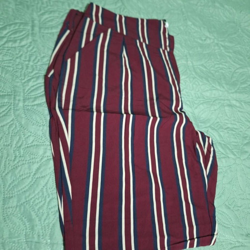 ALE viscose pants multicolor with belt size XL like new