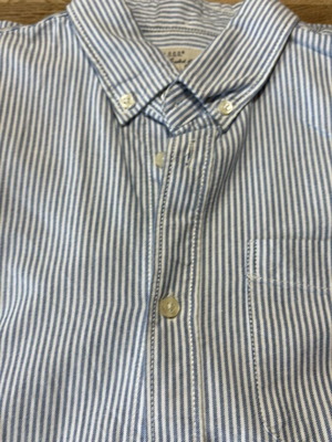 H&M Teen Striped Blue Shirt Size Eur 164 Like New