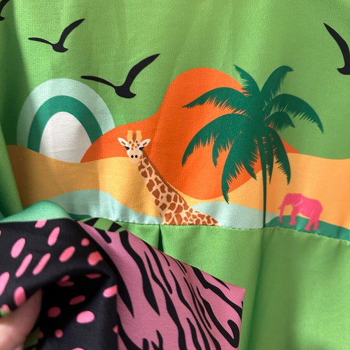 Loose shirt like new, multicolored, one size