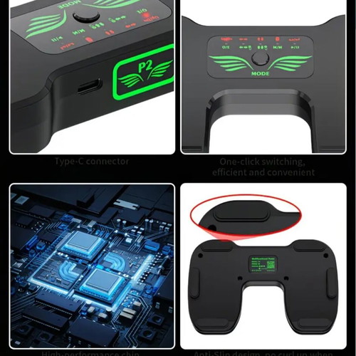 Wireless Bluetooth page turn pedal with 10 functions and rechargeable battery new
