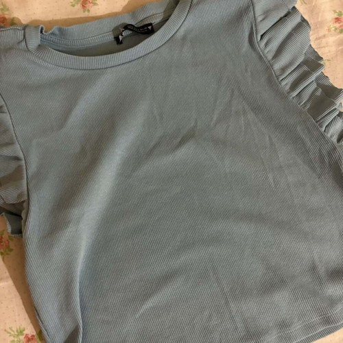 Women's turquoise blouse like new, size L