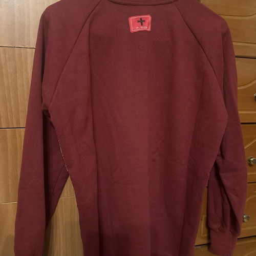 Crossover men's sweatshirt like new, burgundy, size S