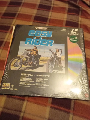 Laser discs Easy Rider and Bill & Ted's Bogus Journey used, adventure