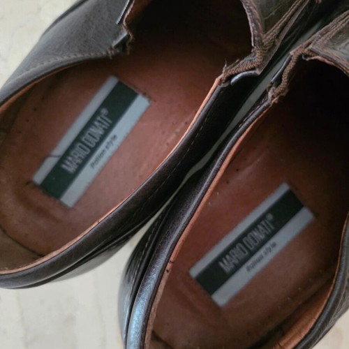 Marco Donati men's leather shoes size 42, brown, new