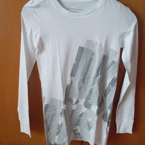 Cotton blouse DKNY, white, sizes XS and S