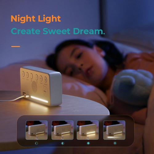 Table LED clock digital with snooze and phone charging, new