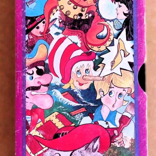 Children's animated Cinderella and Robinson family videocassette
