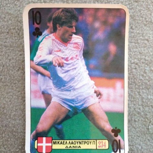 Football card Ntoyakos Billi-Do Laudrup used