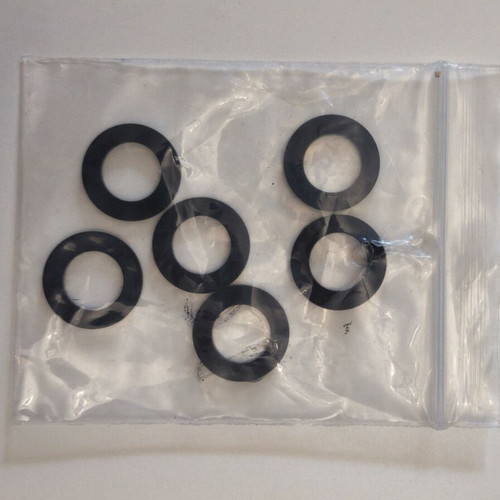 Set of 3 flexible steel braided gas hoses 1/2" 60cm with 6 rubber washers