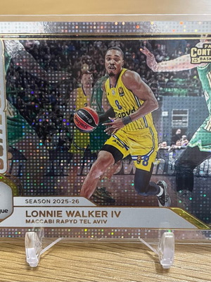 Lonnie Walker IV Euroleague Panini Contenders inserts 2025-2026 new