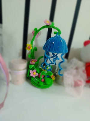 Handmade Medusa table lamp