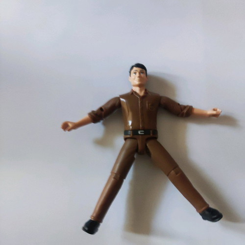 Bruder UPS driver figure collectible, like new, scale 1:16