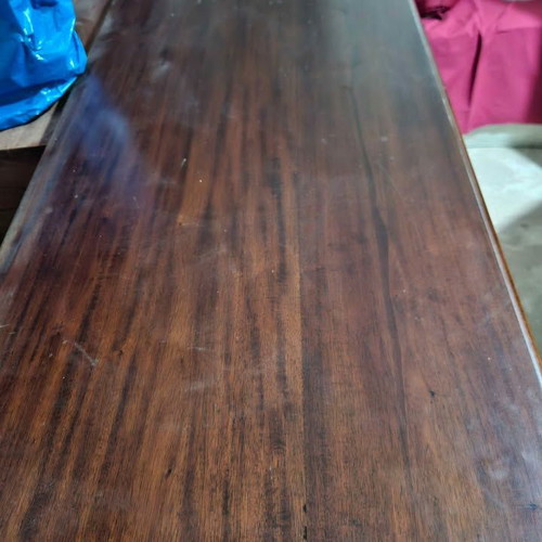 Buffet table like new, solid wood with multiple drawers