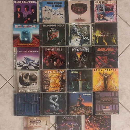 Heavy Metal CD collection, 23 albums