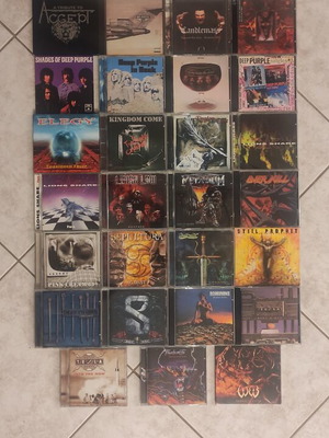 Συλλογή Heavy Metal CD σαν καινούργια, 27 άλμπουμ
