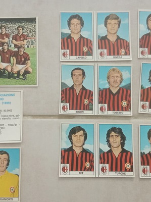 Calciatori Milan stickers 1977/78 like new