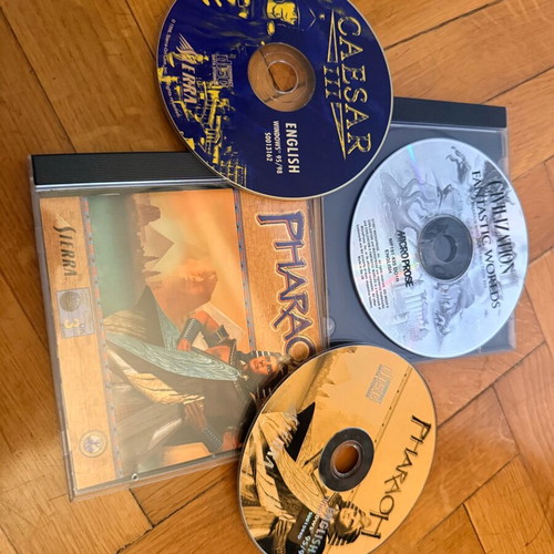 Vintage PC Games Collection used, Pharaoh Caesar III Civilization III