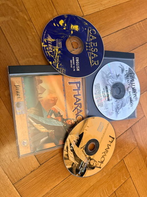 Συλλογή vintage PC games μεταχειρισμένη, Pharaoh Caesar III Civilization III