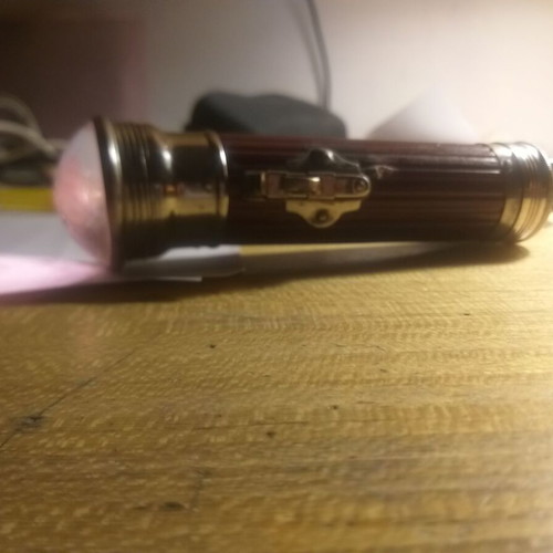 Battery flashlight from 1950s like new