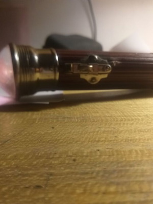 Battery flashlight from 1950s like new
