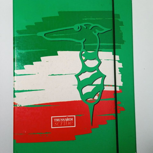 Trussardi ring binder document folder