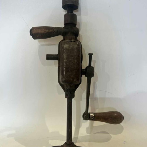 Vintage hand drill used, 1950-1970