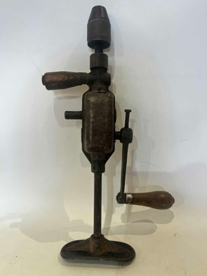 Vintage hand drill used, 1950-1970