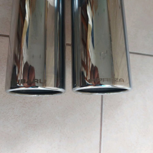 Subaru Impreza inox exhaust muffler like new
