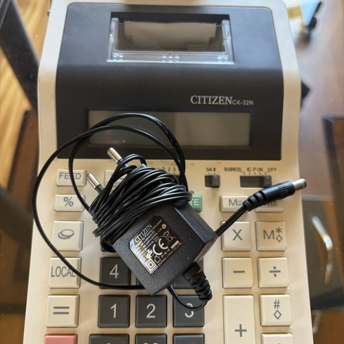 Citizen CX-32N Printing Calculator like new, 12-digit display, VAT functions