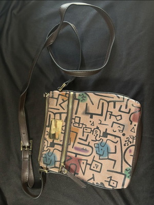 KEM crossbody bag like new, brown shades, unworn