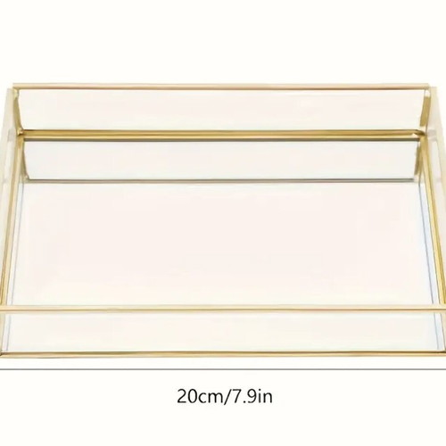 Glass gold-colored boxes for wedding wish table decoration, set of 2