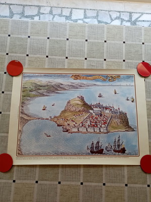 Decorative print of Monemvasia, new, 50x35 cm