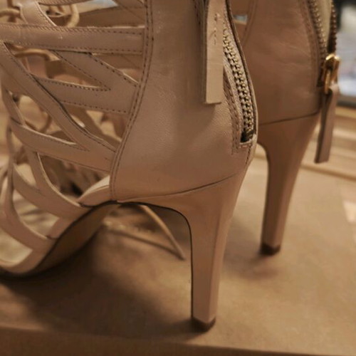Nine West leather nude sandals like new, size 37