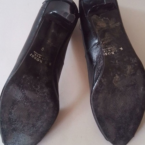 Rossi women's leather pumps used, size 40, black
